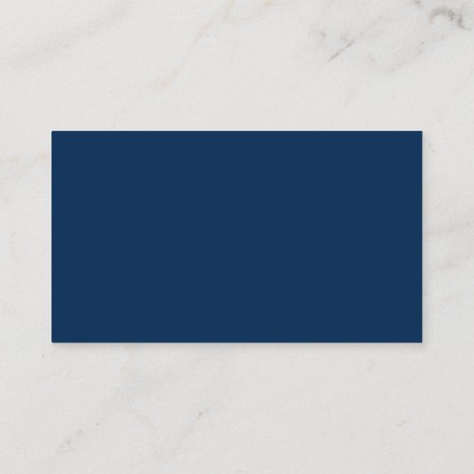 Elegant Romantisch Script, Navy Blue, Save the dat Informatiekaartje (Achterkant)