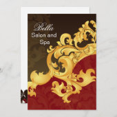 elegant rood bloeiend Zaken Dank u Kaarten (Voorkant / Achterkant)