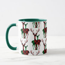 Elegant Rood- en Groene Buffalo Plays Reindeer Cou