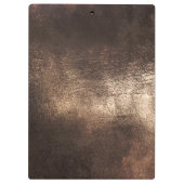 Elegant rood goud holografisch geometrisch klembord (Achterkant)