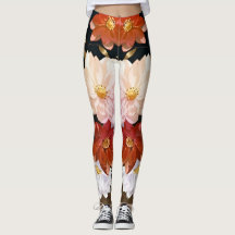 Elegant Rood Wit & Roze Waterverf Bloemenpatroon