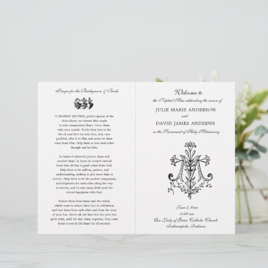 Elegant rooms-katholiek programma Marian (Staand voorkant)