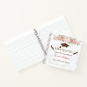 Elegant Roos Bloemen  Afstuderen Notitieboek (Binnen)