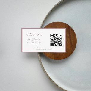 Elegant Roos botanische kam monogram bruiloft Informatiekaartje