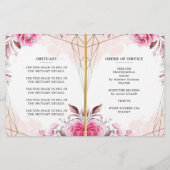 Elegant Roos Celebration of Life Programme (Achterkant)