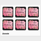 Elegant Roos Custom Gift Stickers (Vel)
