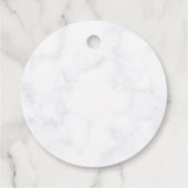 Elegant Roos Flower Gepersonaliseerd Afstuderen Bedankjes Labels (Achterkant)