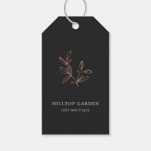 Elegant Roos Gold Botanical Branch Price Labels Cadeaulabel