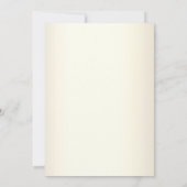 Elegant Roos Gold Calligraphy Champagne Wedding Kaart (Achterkant)