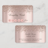 Elegant Roos Gold Diamonds Kaart (Voorkant / Achterkant)