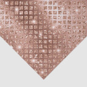 Elegant Roos Gold Diamonds Metallic Glitter Tissuepapier (Detail)