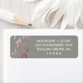 Elegant Roos Gold en grijs | Lafy Lijst Weddenscha Etiket (Insitu)