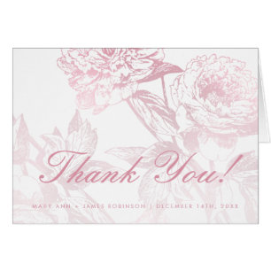 Elegant Roos Gold Floral Weddenschap Hartelijk dan