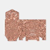 Elegant Roos Gold Glitter Hartelijk dank Bedankdoosjes (Uitgevouwen)