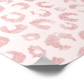 Elegant Roos Gold Glitter Leopard Animal Print (Hoek)