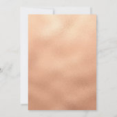 Elegant Roos Gold Glitter Script 21st verjaardag Kaart (Achterkant)