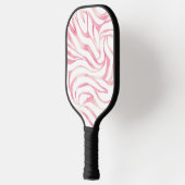 Elegant Roos Gold Glitter Zebra White Animal Print Pickleball Paddle (Links)