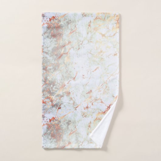 Elegant Roos Gold Marble Bad Handdoek (Handdoek)