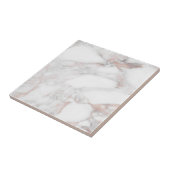 Elegant Roos Gold Marble Sjabloon Tegeltje (Zijkant)