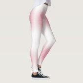 Elegant Roos Gold Modern Sjabloon Trendy Leggings (Rechts)