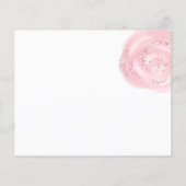 Elegant Roos Gold Modern Wedding Sparkle (Achterkant)