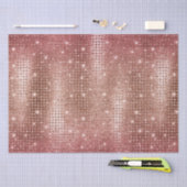 Elegant Roos Gold Mosaic Metallic Glitter Tissuepapier (Craft)