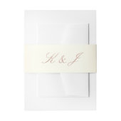 Elegant Roos Gold Script Shiny Champagne Weddensch Uitnodigingen Wikkel (Voorkant Voorbeeld)