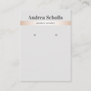 Elegant Roos Gold Silver-juwelen die beeldscherm v Visitekaartje