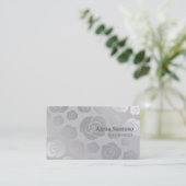 Elegant Roos Gold Visitekaartje (Staand voorkant)