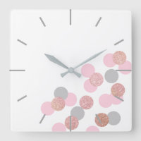 elegant roos goud glitter pastel roze confetti