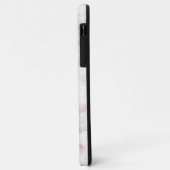 Elegant roos goud glitter witte marmer Case-Mate iPhone case (Achterkant/links)