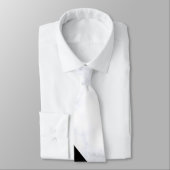 Elegant roos goud glitter witte zwarte marmer stropdas (Gebonden)