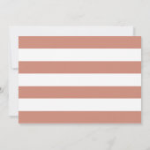Elegant Roos Goud Script Bruiloft Opslaan De Datum Kaart (Achterkant)