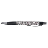 Elegant Roos Goud Zwart Luipaard Patroon Pen (Bodem)