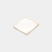 Elegant roos goud & zwart roze geometrisch post-it® notes (Schuin)