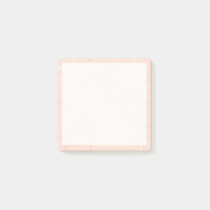Elegant  roos goud & zwart roze geometrisch post-it® notes
