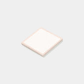 Elegant  roos goud & zwart roze geometrisch post-it® notes (Schuin)