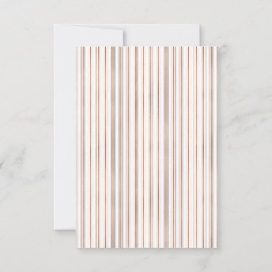 Elegant Roos Gouden Ananas Bruiloft RSVP (Achterkant)