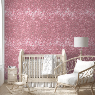 Elegant Roos gouden glitter Behang