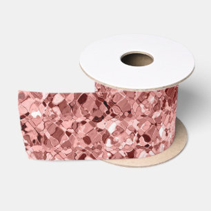 Elegant Roos Gouden Glitter Sparkle Glam Sequin Lint