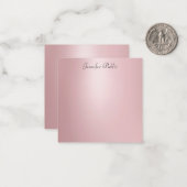 Elegant Roos Gouden Kalligrafie Script Sjabloon (Voorkant / Achterkant in situ)