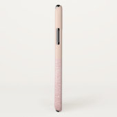 Elegant  roos goudglitter en wazig roze Case-Mate iPhone case (Achterkant / rechts)