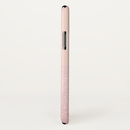 Elegant  roos goudglitter en wazig roze Case-Mate iPhone case (Achterkant / rechts)