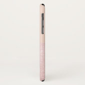 Elegant  roos goudglitter en wazig roze Case-Mate iPhone case (Achterkant/links)