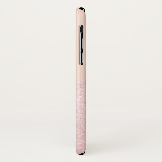 Elegant  roos goudglitter en wazig roze Case-Mate iPhone case (Achterkant/links)