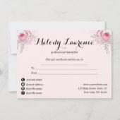 Elegant roos goudschaar (Achterkant)