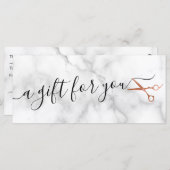 Elegant roos goudschaar (Voorkant / Achterkant)