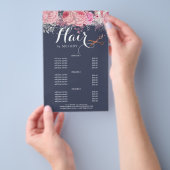 Elegant roos goudschaar flyer (Hand)