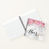 Elegant roos goudschaar notitieboek (Binnen)