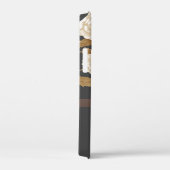 Elegant Roos Monogram Grijs Case-Mate iPhone Case (Achterkant / Rechts)